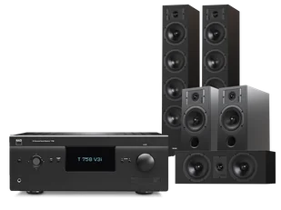 Kino domowe Yamaha T758 V3i (czarny) + Diva 6 + 3 + 7 (czarny) - Kino domowe - miniaturka - grafika 1
