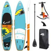 Deski SUP i akcesoria - Deska SUP F2 Sunset 10'2" Turquoise - miniaturka - grafika 1