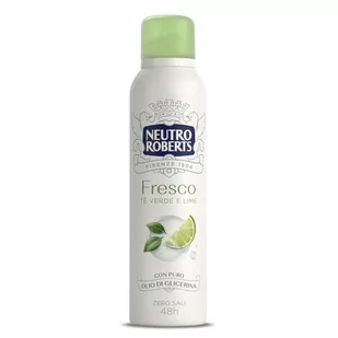 Neutro Roberts, Dezodorant Spray świeże zielone, zielona herbata i limonka, zero soli aluminium, zero plam, z czystego oleju glicerynowego, dezodorant mężczyźni i kobiety, testowane dermatologicznie, - Herbata - miniaturka - grafika 1