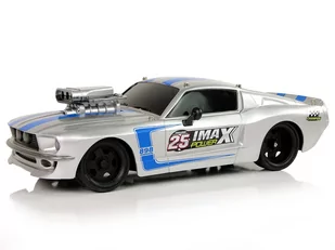 Auto Sportowe R/C 1:16 Srebrne Niebieskie Pasy Pilot - Zabawki zdalnie sterowane - miniaturka - grafika 2