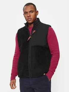 United Colors Of Benetton Kamizelka 2LNEUJ00J Czarny Slim Fit - Kamizelki męskie - miniaturka - grafika 1