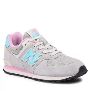 Sneakersy damskie - Sneakersy New Balance - GC574NB1 Szary - grafika 1