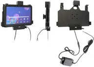Uchwyty samochodowe do telefonów - Uchwyt aktywny z blokadą sprężynową do instalacji na stałe do Samsung Galaxy Tab Active Pro T540/T545/T547/T547U w oryginalnym futerale - miniaturka - grafika 1