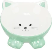 Miski dla kotów - TRIXIE Miska ceramiczna w kształcie kota 150ml / 14 cm - miniaturka - grafika 1