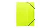 Teczki i skoroszyty - TECZKA Z GUMKA PP A4 NEON ZOL B-FOL FOL - miniaturka - grafika 1