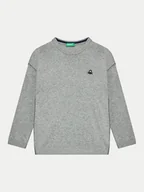 Swetry dla chłopców - United Colors Of Benetton Sweter 1041H1025 Szary Regular Fit - miniaturka - grafika 1