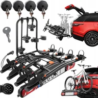Bagażniki na rowery - Uchwyt rowerowy na hak Aguri Active Bike czarny 4 rowery model 2024 - miniaturka - grafika 1