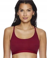 Biustonosze - Calvin Klein Biustonosz Bordowy Miękki Z Logo M 2A3 - miniaturka - grafika 1