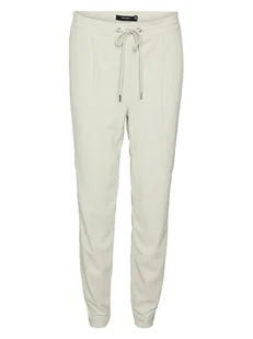Vero Moda Spodnie w kolorze kremowym - Spodnie damskie - miniaturka - grafika 1
