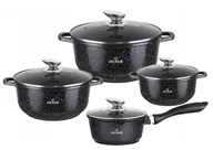 Zestawy garnków i patelni - Garnki Marmurowe 8 Ele. Zilner Zl-8529 - miniaturka - grafika 1