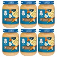 Dania dla dzieci - Gerber Zupka kalafiorowa z królikiem dla niemowląt po 8 miesiącu zgrzewka 6 x 190 g - miniaturka - grafika 1