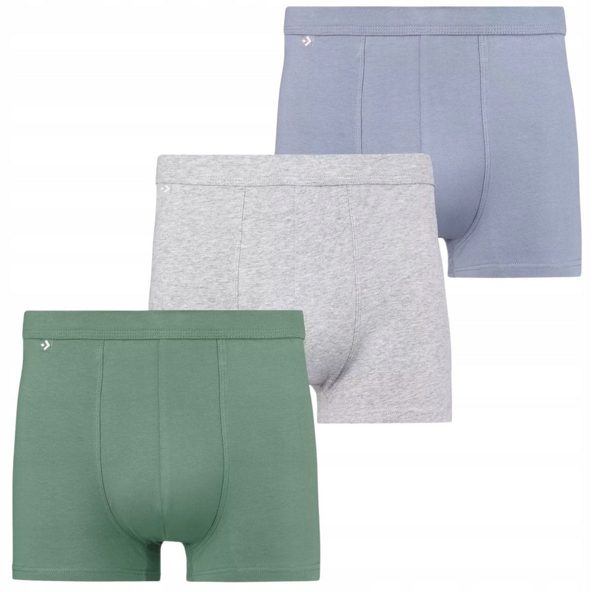 3X Bokserki Majtki Męskie Bawełniane Zestaw Klasyczne Dopasowane Moraj L Mix Kolor 1