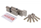 Zamki i wkładki - Komplet wkładek atestowanych HUSAR S8 50/30 + 50G/30, nikiel satyna, kl.C, 6 kluczy - miniaturka - grafika 1