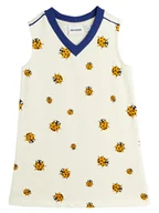 Sukienki i spódniczki dla dziewczynek - MINI RODINI Sukienka codzienna 2525010911 Biały Regular Fit - miniaturka - grafika 1