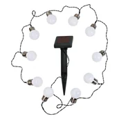 Lampy ogrodowe - Lampki solar sznurkowe białe 10 szt. - miniaturka - grafika 1