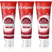 Pasty do zębów - Colgate Palmolive Wybielająca pasta do zębów MaxWhite Ekspert Original 3 x 75 ml - miniaturka - grafika 1