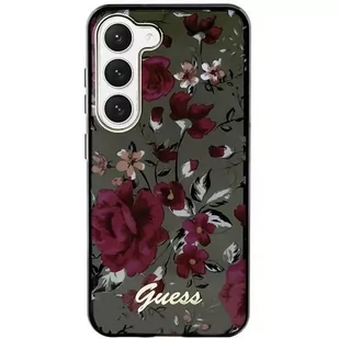 Etui Guess GUHCS23MHCFWSA do Samsung Galaxy S23+ Plus S916 zielony/kaki hardcase Flower Collection - Etui i futerały do telefonów - miniaturka - grafika 3