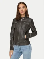 Kurtki damskie - ONLY Kurtka z imitacji skóry Bandit 15081400 Brązowy Regular Fit - miniaturka - grafika 1