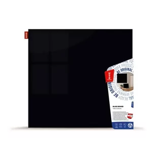 Tablica szklana magnetyczna 45x45cm MEMOBE antracytowa /MSZ045045-82/ - Tablice i flipcharty - miniaturka - grafika 1