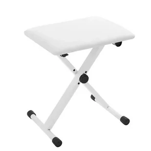 Ława do Pianina Keyboardu - Regulowana Kaline D-90WH - Akcesoria do instrumentów klawiszowych - miniaturka - grafika 1