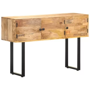 vidaXL Szafka, 116x35x75 cm, lite drewno mango 320470 - Szafki do salonu - miniaturka - grafika 1