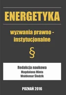 Technika - Fundacja na rzecz Czystej Energii Energetyka wyzwania prawno  instytucjonalne - Minta Magdalena, Waldemar Śledzik - miniaturka - grafika 1