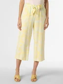 Spodnie damskie - comma - Kuloty damskie, żółty|zielony|wielokolorowy - miniaturka - grafika 1