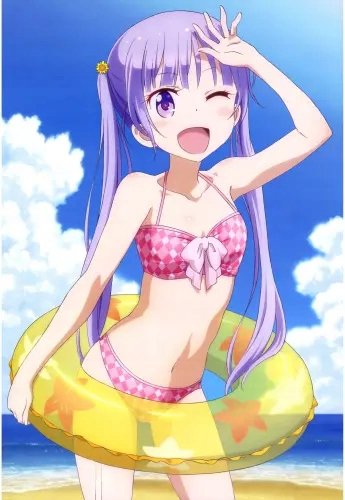 Plakat Anime Manga New Game+ ng_058 A2 (custom)