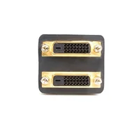 Kable miedziane - StarTech.com DVI-D 2 DVI-D kabel sieciowy DVI-D Czarny - miniaturka - grafika 1