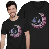 Koszulki męskie - Grzybki Halucynki Koszulka Grzyby Księżyc Kosmos - miniaturka - grafika 1