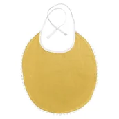 Śliniaki i fartuszki - Żółty muślinowy śliniak Kindsgut London - miniaturka - grafika 1