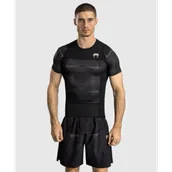 Kimona, stroje i obuwie - Venum Rashguard Krótki Rękaw G-Fit Air Deep Black/Desert Sand - miniaturka - grafika 1