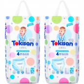 Pieluchy - PIELUCHOMAJTKI ROZMIAR 4 8-13 kg Tokisan Premium MAXI Pants 88 szt - miniaturka - grafika 1
