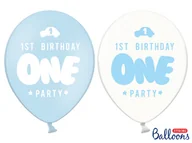 Baby shower i roczek - PartyDeco Balony, 30 cm, One, Pastel Baby Blue, 6 sztuk - miniaturka - grafika 1
