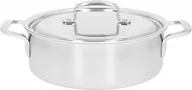 Patelnie - Patelnia głęboka z 2 uchwytami i pokrywką Demeyere 5-Plus - 24 cm (40851-381-0) - miniaturka - grafika 1