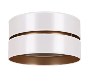 Duolla - Lampa sufitowa DUO 1xE27/15W/230V śr. 40 cm biała/złota - Lampy sufitowe - miniaturka - grafika 1