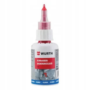 Wurth Lakier do znakowania Czerwony 50ML - Kosmetyki samochodowe - miniaturka - grafika 1