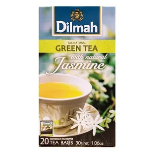 Dilmah JASMINE FLOWER 20 KOPERT HERBATA ZIELONA - Herbata - miniaturka - grafika 1