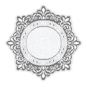 Obrusy i serwetki - Serwetka żakardowa okrągła 35 x 35 - miniaturka - grafika 1