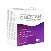 Witaminy i minerały - OGESTAN INOZYTOL 4000, 30sasz. - miniaturka - grafika 1
