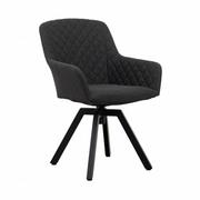 Fotele i krzesła ogrodowe - PARIS LIKA-TEX® antracyt - luksusowy obrotowy fotel ogrodowy - miniaturka - grafika 1
