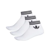 Skarpetki męskie - Skarpetki adidas Trefoil Ankle EE1152 - białe - miniaturka - grafika 1