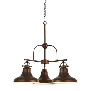 Dallas lampa wisząca 3xE27 antyczny mosiądz 3183-3BZ - Lampy sufitowe - miniaturka - grafika 1