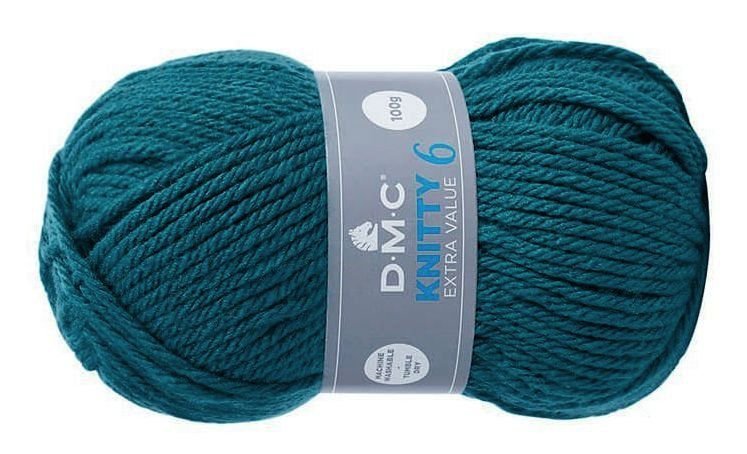 włóczka DMC KNITTY 6 kol. 829 / morski