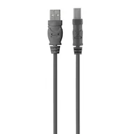 Kable komputerowe i do monitorów - Belkin USB 2.0 A - USB 2.0 B, 4.8m kabel USB 4,8 m USB A USB B Szary - miniaturka - grafika 1
