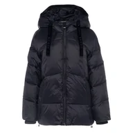 Kurtki damskie - Damska Kurtka pikowana GUESS LETIZIA HOODED PUFFA W3BL21WG0V0-JBLK – Czarny - miniaturka - grafika 1