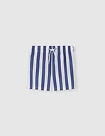 Kąpielówki dla chłopców - Gocco Bokserki dla chłopców jednoczęściowy kostium kąpielowy Rayas, Azul Medio, 12 lat - miniaturka - grafika 1