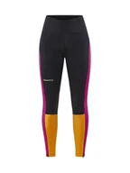 Spodnie sportowe damskie - Craft Legginsy funkcyjne "Pro Hypervent" w kolorze czarno-różowym - miniaturka - grafika 1