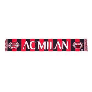 Apaszki i szaliki damskie - ZeroPlayer Oficjalny szalik Ac Milan unisex oficjalny szalik AC Milan (1 opakowanie) - grafika 1