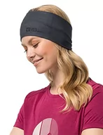 Apaszki i szaliki damskie - Jack Wolfskin Unisex Breez opaska na głowę typu komin Ebony, rozmiar uniwersalny, hebanowy, jeden rozmiar - miniaturka - grafika 1
